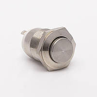 Кнопка металева КНМ-12-HJ-Z 1NO висока з фіксацією TAKEL