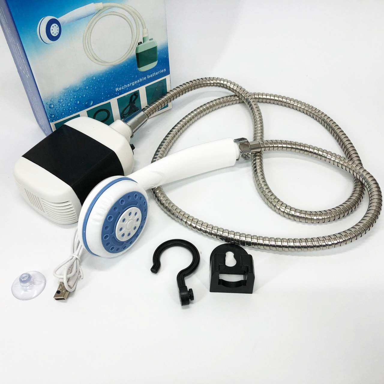 Душ акумуляторний туристичний портативний похідний мобільний душ Portable Outdoor Shower NY-61, фото 1