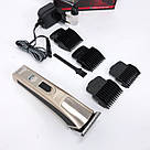 Професійна окантовочна машинка для стрижки волосся, Чоловічий набір для стрижки волосся бездротовий IA-86, фото 3