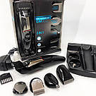 Тример для стрижки волосся потужний Geemy Машинка для стрижки короткої Тример скронь YT-34, фото 4