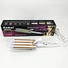 Сучасні щипці для завивки волосся, Щипці для завивки хвилястого волосся Плойка хороша NM-99, фото 8