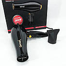 Фен для об'ємної укладки, Портативний фен з насадками, Фен для укладання зачіски Хороший потужний ZI-27, фото 3