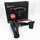 Фен для об'ємної укладки, Портативний фен з насадками, Фен для укладання зачіски Хороший потужний ZI-27, фото 8