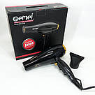 Фен для об'ємної укладки, Портативний фен з насадками, Фен для укладання зачіски Хороший потужний ZI-27, фото 6