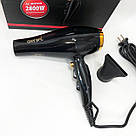 Фен для об'ємної укладки, Портативний фен з насадками, Фен для укладання зачіски Хороший потужний ZI-27, фото 9