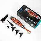 Машинка для стрижки волосся з акумулятором VGR, Тример бездротовий, Машинка для підстригання AL-33, фото 2