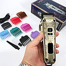 Тример з регульованою довжиною, Тример бездротовий, Акумуляторна машинка-тример для стрижки волосся FB-24, фото 5