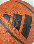 М'яч баскетбольний професійний шкіряний Adidas All-Court 3.0 HM4975 (розмір 7), фото 9