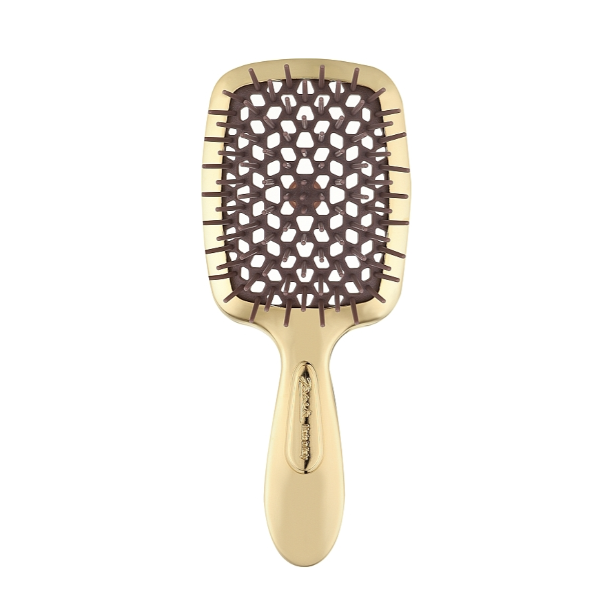 Гребінець золота з коричневим Janeke Superbrush Small, фото 1