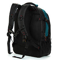 Рюкзак шкільний ортопедичний зелений хлопчику у 6-11 клас три відділи підлітковий місткий великий 47х32см Power in Eavas 313, фото 2