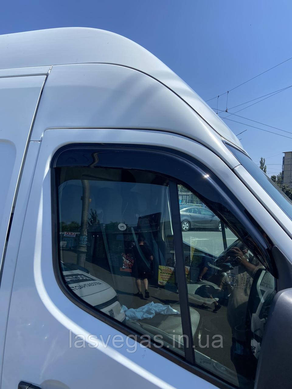 Дефлектори вікон, вітровики Renault Master/Opel Movano 2010-2024 (HIC/Тайвань/Ren33), фото 1