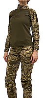 Жіноча тактична військова форма (убакс, штани) піксель стрейч 40