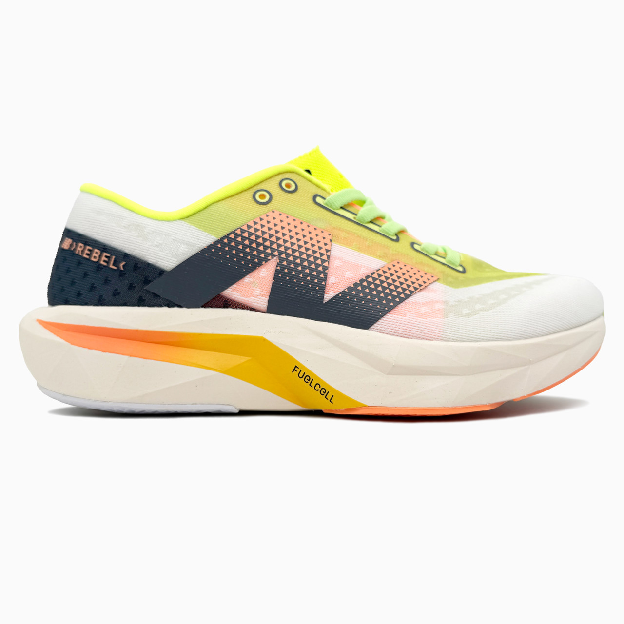 Жіночі Кросівки New Balance Fuelcell Rebel V4 Lime Orange Нью Баланс Фулсел Ребел В4