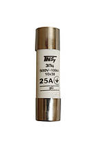 Запобіжник плавкий циліндричний ЗПц 10х38 gG 25A Ny95506462