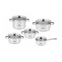 Набір каструль 10 предметів із неіржавкої сталі Gerlach First (5901035502758)