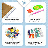 Алмазна мозаїка/вишивка Гострі картузи 40*50 см Орігамі OD 6000, фото 2