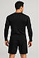 Чоловічий костюм для плавання рашгард та шорти Аквадрайв BARREL чорний, фото 2