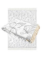 Плед бавовна Сірий, бавовняний плед Ярослав