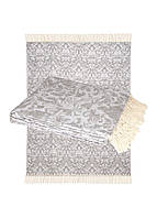 Плед бавовна Сірий, бавовняний плед Ярослав