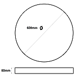 Фігурний круглий світильник RONDO-30, фото 3
