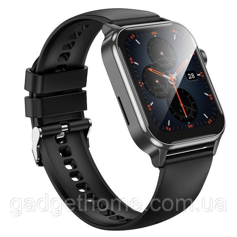 ТОП! Смарт-годинник Smart Watch HOCO Y26, чорний - (gHome), фото 1