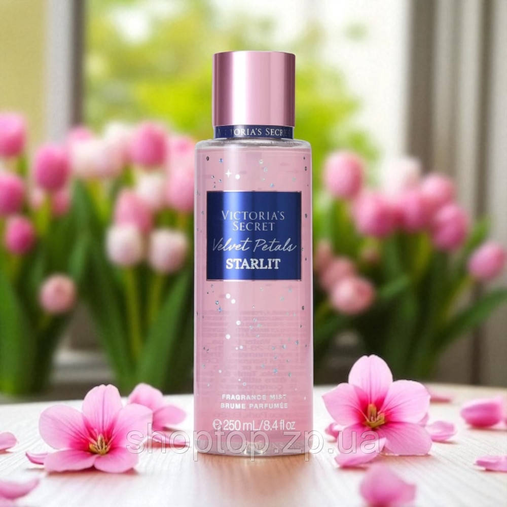 Парфумований міст для тіла Victoria's Secret Velvet Petals Starlit Fragrance Mist 250ml, фото 1