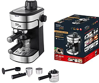 Кавоварка еспресо Zepline ZP-6910, з капучинатором, об'єм на 4 склянки, потужність 2200 Вт, захист від перегрівання