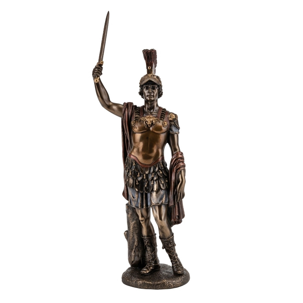 Статуетка Veronese Олександр Великий 33 см фігурка полістоун з бронзовим покриттям 71969, фото 1