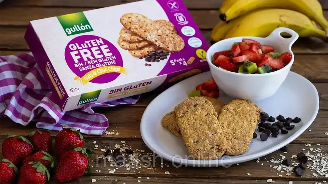 Печиво вівсяне з шоколадом Desayuno Choc-chips без глютену GULLON, 220г, фото 1