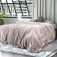 Плед флісовий Кавовий, флісовий плед Ярослав