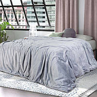 Плед флісовий Сірий, флісовий плед Ярослав