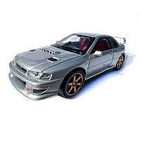 Машинка Subaru Impreza WRX STI сіра субару 1:32 світло звук інерція відч двері баг капот 13,5*5*4,5см (TK-30718), фото 3