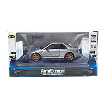Машинка Subaru Impreza WRX STI сіра субару 1:32 світло звук інерція відч двері баг капот 13,5*5*4,5см (TK-30718), фото 7