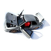 Машинка Subaru Impreza WRX STI сіра субару 1:32 світло звук інерція відч двері баг капот 13,5*5*4,5см (TK-30718), фото 8