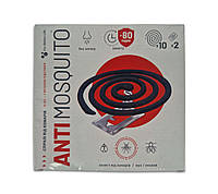 Спіралі від комарів, мух, мошок ANTI MOSQUITO без запаху 10шт
