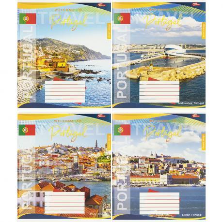 Зошит кольоровий 24 листи, клітина 3808 N MZOPT