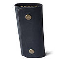 Ключниця Vets Dark Blue з натуральної шкіри для ключів синя, фото 8