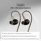 ⇒ KEFINE Quatio - гібридні 4-х драйверні IEM навушники (2DD+2BA), фото 2