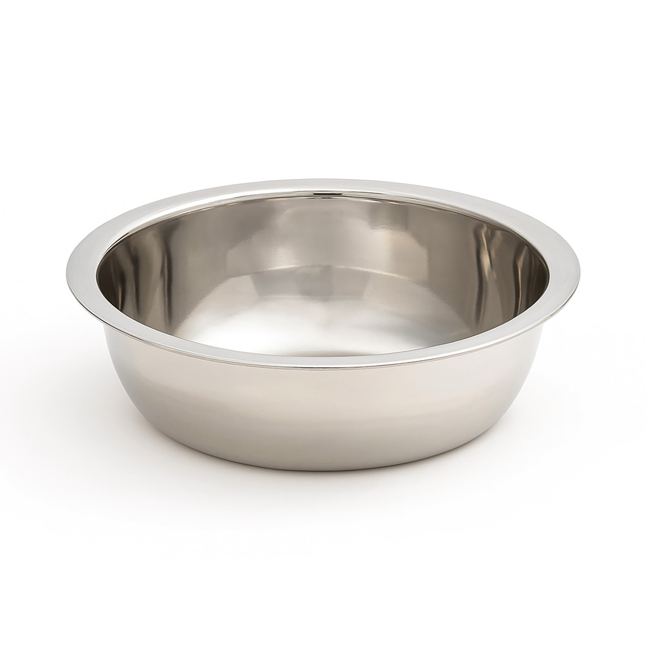 Таз круглий із харчової нержавіючої сталі Ø37 см H10.5 см 8 л Interos