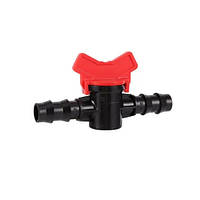 Популярний! Кран з'єднувальний для крапельної трубки 16 мм, пластик — найкраща якість тільки на Nukleon.com.ua