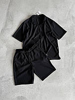 Комплект рубашка + шорты мужской летний