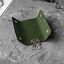 Ключниця Vets Green з натуральної шкіри для ключів зелена, фото 7