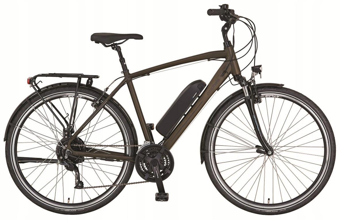 Електровелосипед Prophete 28 Shimano Altus 24 Braun Німеччина, фото 1