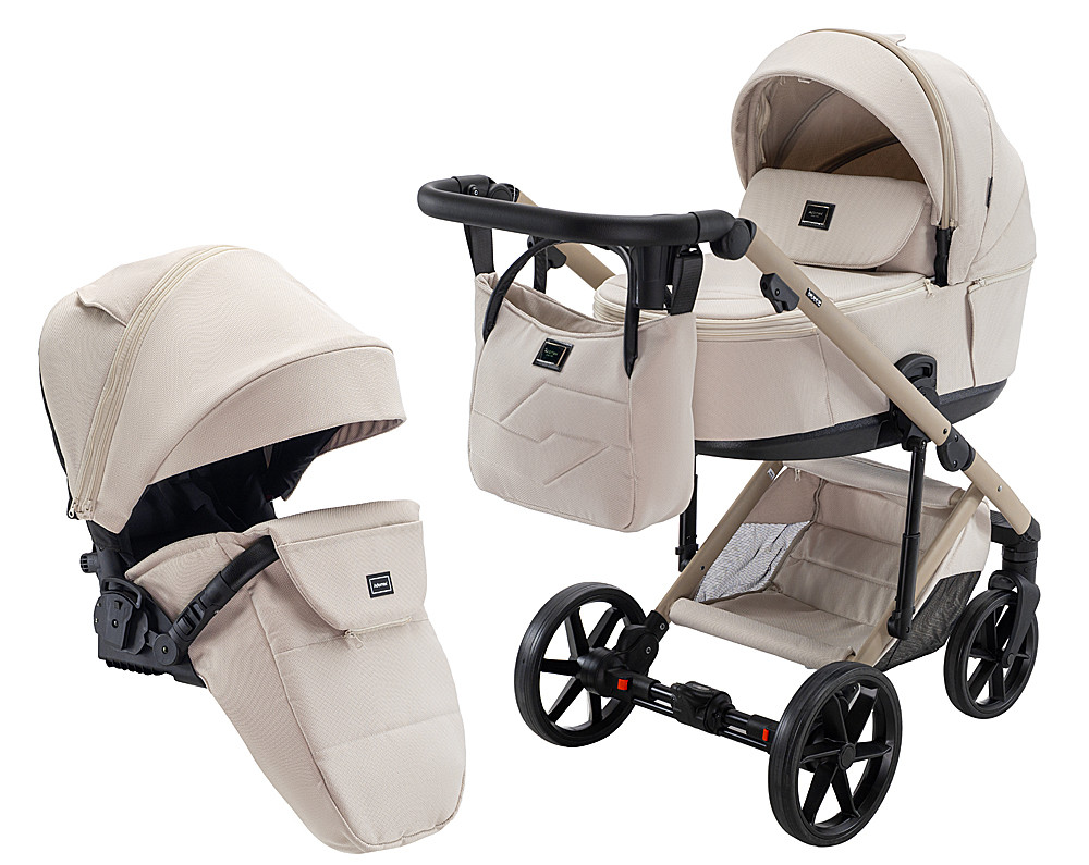 Коляска 2 в 1 Adamex Dolce Natura 3 vanilla, фото 1