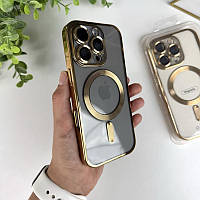 Чехол с MagSafe на Айфон 16 Pro Max. Color Silicone Case with MagSafe for iPhone 16 Pro Max Золотой