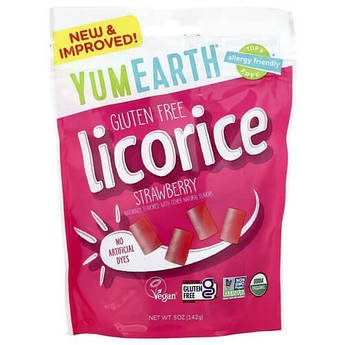 YumEarth Gluten Free Licorice Strawberry 142 г