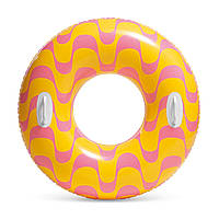 Коло надувне для плавання Intex Зигзаг помаранчеве, 91 см