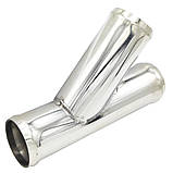 Трійник 40x40 мм тосольний ∠45° з нержавіючої сталі, фото 2