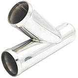 Трійник 40x40 мм тосольний ∠45° з нержавіючої сталі, фото 3