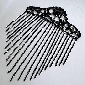 Плечова брошка , Jet 1шт